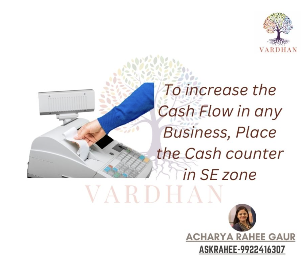 cash counter as per vastu